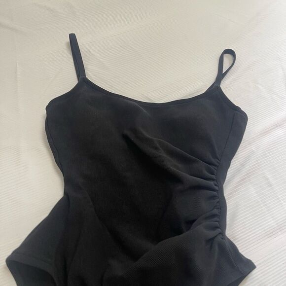 Cole Of California VTG Black One Piece Bathing Suit Swinsuit Size 12 - Picture 2 of 8